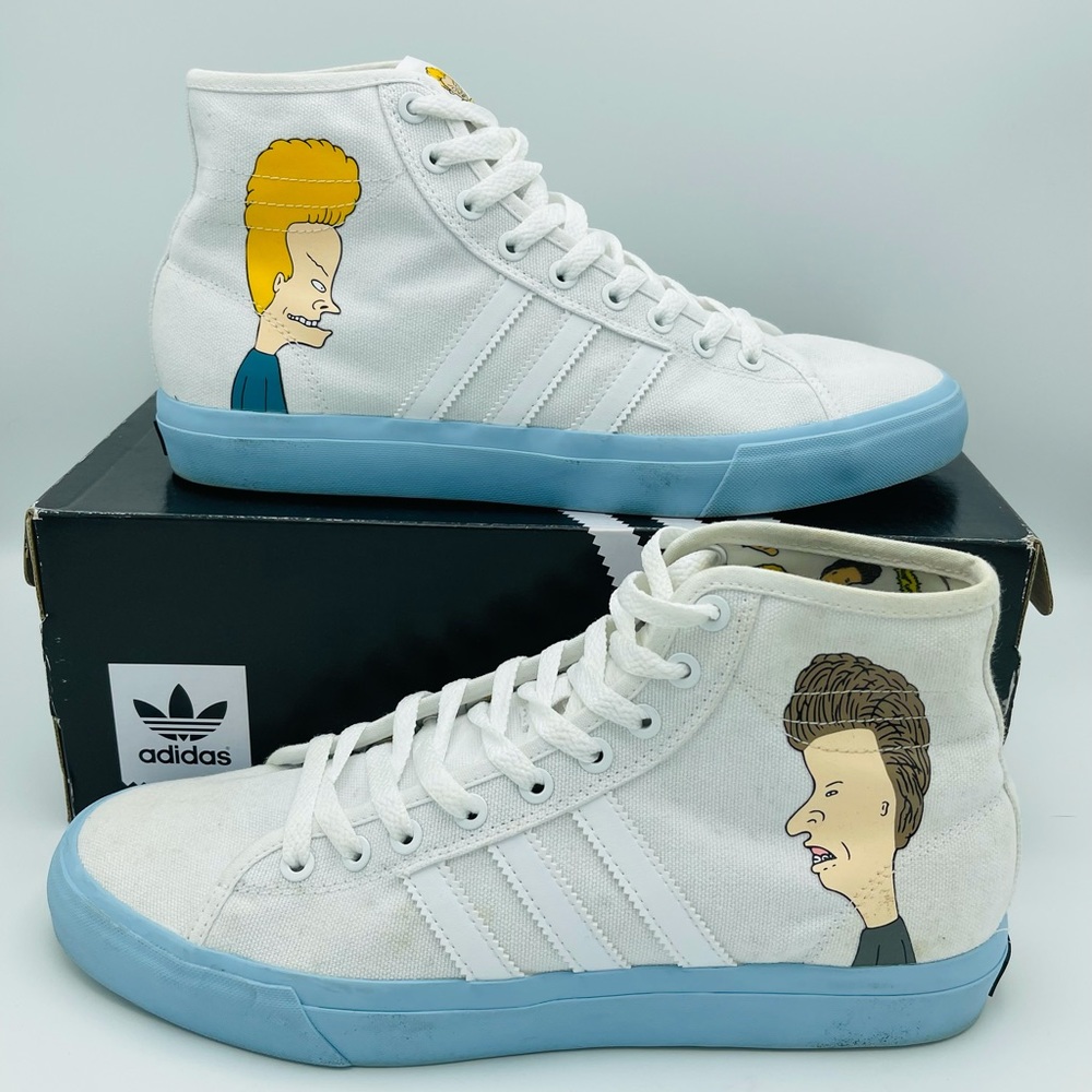 Mens Adidas Matchcourt Hi Beavis & Butt-head Sz 10
